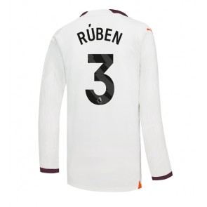 Manchester City Ruben Dias #3 Gostujuci Dres 2023-24 Dugim Rukavima
